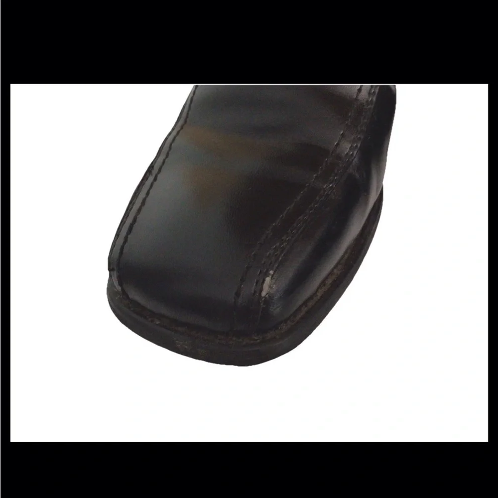 Boys Size 4 Leather Dress Shoes Slip On Formal wedding Comfort Loafers Classic